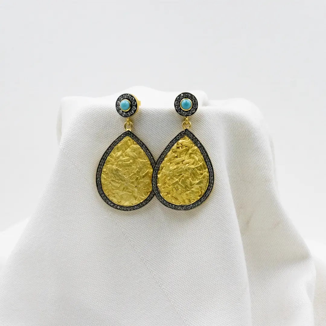 Golden Dewdrop Earrings