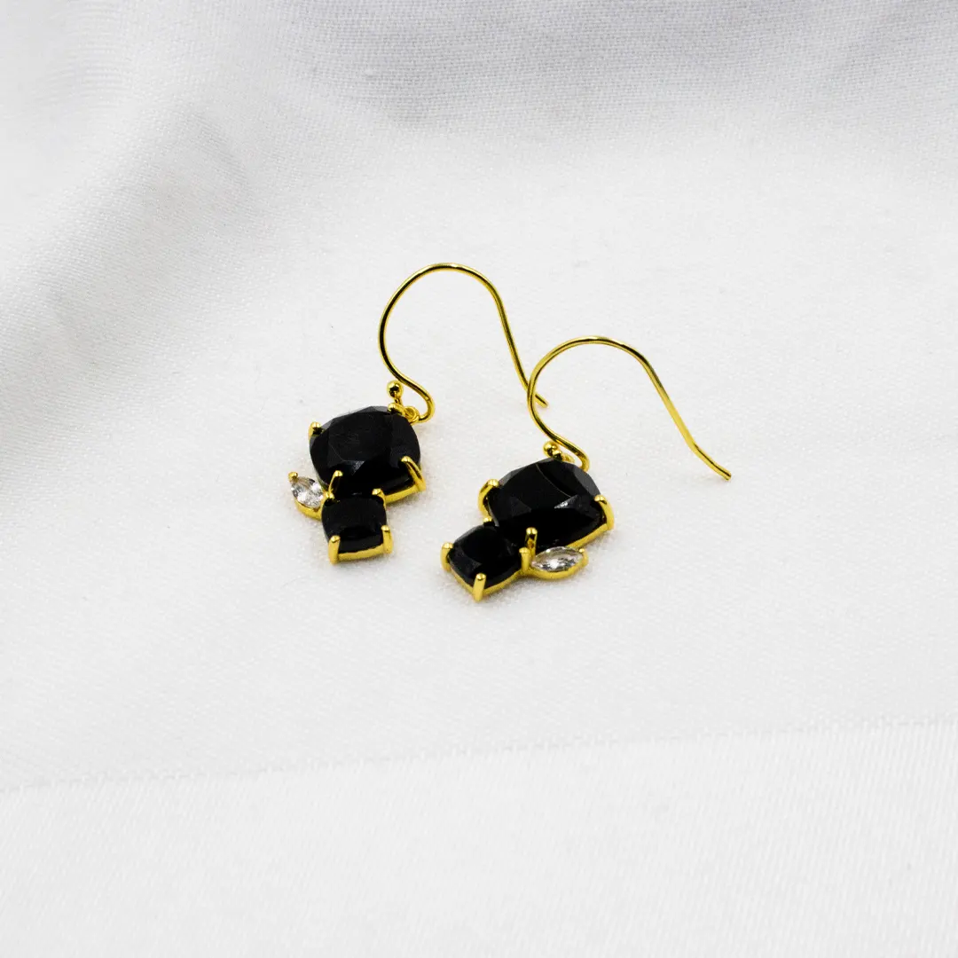 Obsidian Grace Earrings