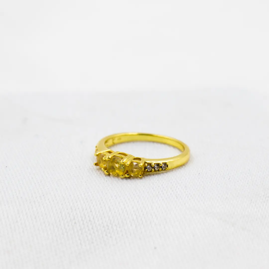 Golden Blossom Ring
