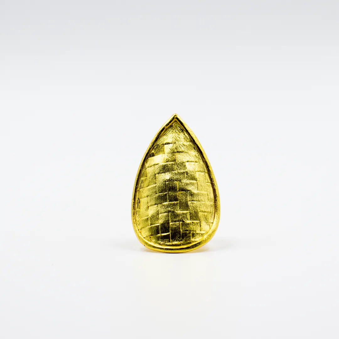 Golden Teardrop Ring