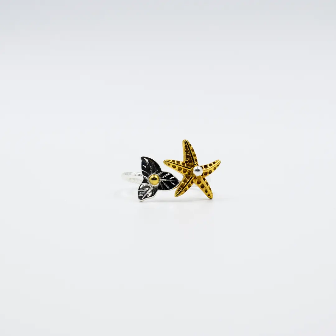 Starfish Whisper Ring