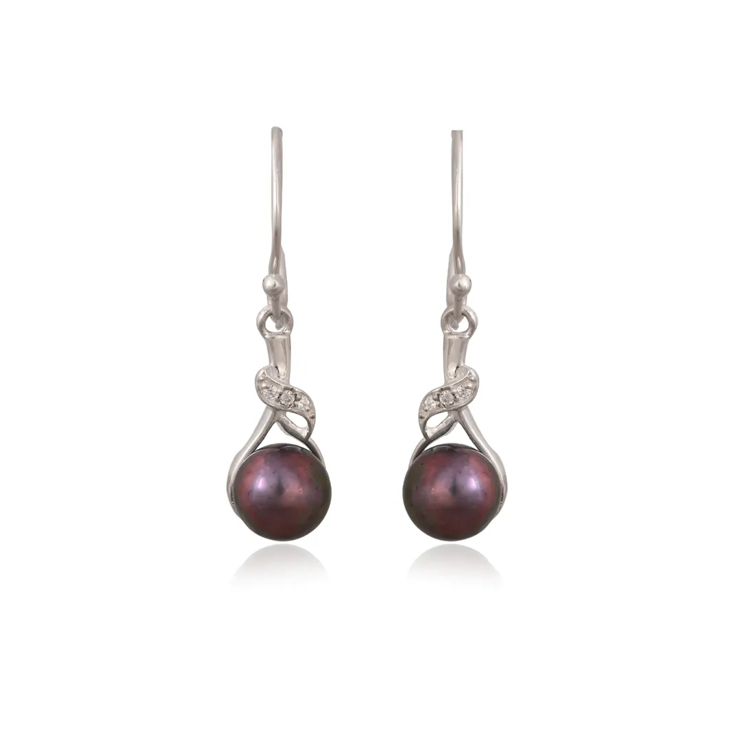 Black pearl Earring