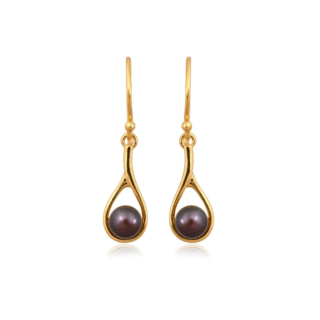 Black pearl Earring