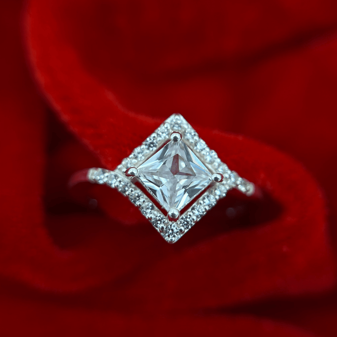 Shape Shimmer – Round & square CZ modern mix.